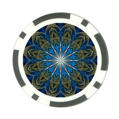 Bright Star Poker Chip Card Guard from ArtsNow.com Front