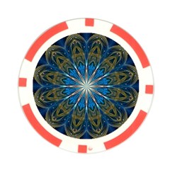 Bright Star Poker Chip Card Guard from ArtsNow.com Front