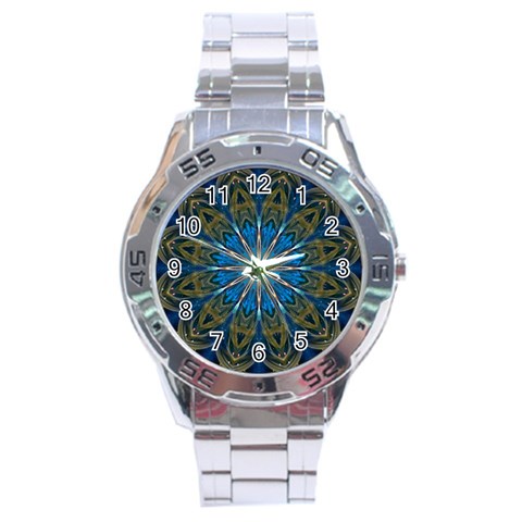 Bright Star Stainless Steel Analogue Men’s Watch from ArtsNow.com Front