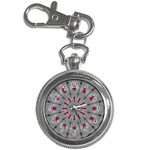 Red Dots on Silver Key Chain Watch