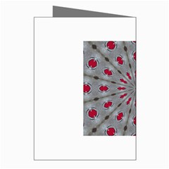 Red Dots on Silver Greeting Cards (Pkg of 8) from ArtsNow.com Right