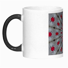 Red Dots on Silver Morph Mug from ArtsNow.com Left