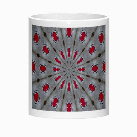 Red Dots on Silver Morph Mug from ArtsNow.com Center