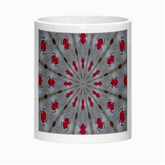 Red Dots on Silver Morph Mug from ArtsNow.com Center