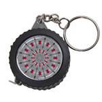 Red Dots on Silver Measuring Tape