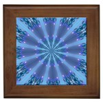 Blue Reflection Framed Tile