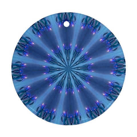 Blue Reflection Ornament (Round) from ArtsNow.com Front