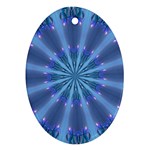 Blue Reflection Ornament (Oval)