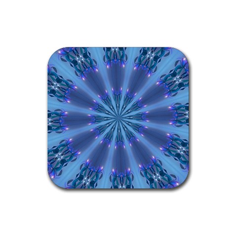 Blue Reflection Rubber Coaster (Square) from ArtsNow.com Front