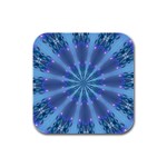 Blue Reflection Rubber Square Coaster (4 pack)