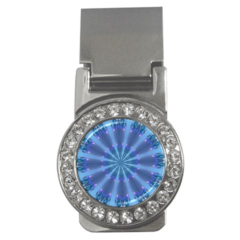 Blue Reflection Money Clip (CZ) from ArtsNow.com Front