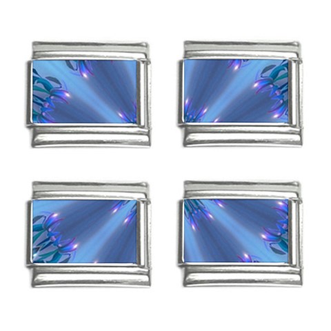 Blue Reflection 9mm Italian Charm (4 pack) from ArtsNow.com Front