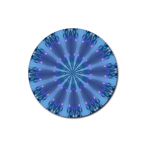 Blue Reflection Rubber Coaster (Round) from ArtsNow.com Front