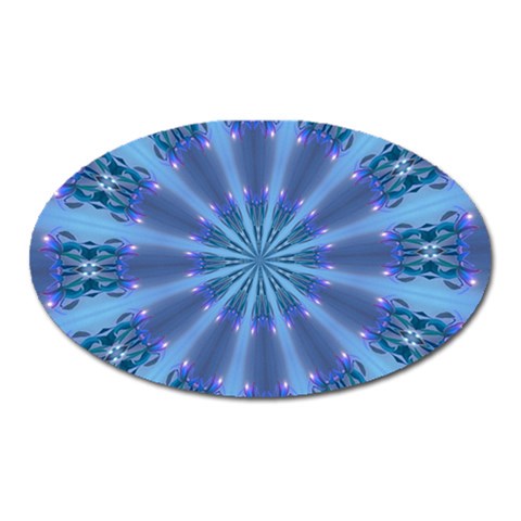 Blue Reflection Magnet (Oval) from ArtsNow.com Front