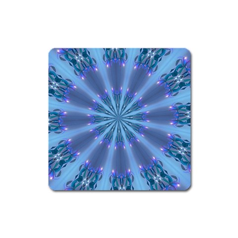 Blue Reflection Magnet (Square) from ArtsNow.com Front