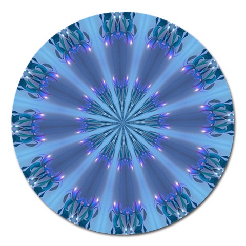 Blue Reflection Magnet 5  (Round) from ArtsNow.com Front