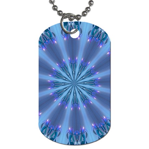 Blue Reflection Dog Tag (One Side) from ArtsNow.com Front