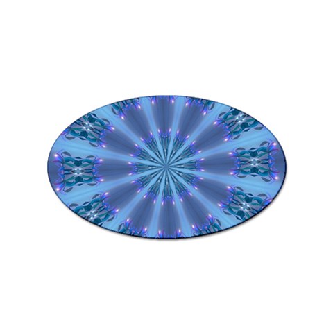 Blue Reflection Sticker Oval (10 pack) from ArtsNow.com Front