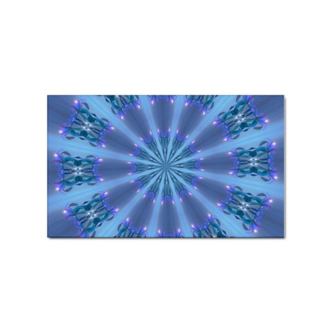 Blue Reflection Sticker Rectangular (100 pack) from ArtsNow.com Front