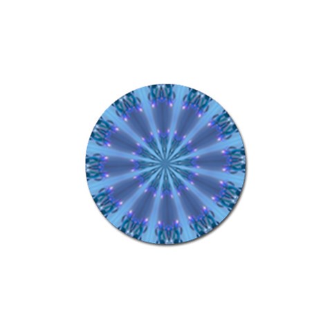 Blue Reflection Golf Ball Marker from ArtsNow.com Front