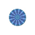 Blue Reflection Golf Ball Marker