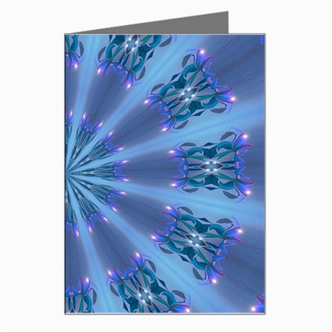 Blue Reflection Greeting Card from ArtsNow.com Left