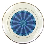 Blue Reflection Porcelain Plate