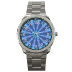 Blue Reflection Sport Metal Watch