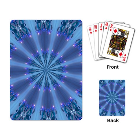 Blue Reflection Playing Cards Single Design from ArtsNow.com Back