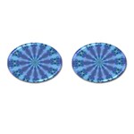 Blue Reflection Cufflinks (Oval)