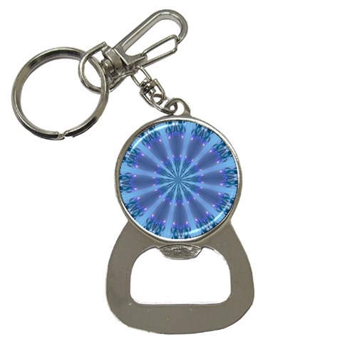 Blue Reflection Bottle Opener Key Chain from ArtsNow.com Front