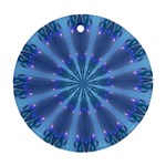 Blue Reflection Round Ornament (Two Sides)