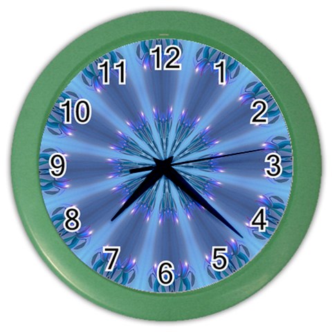 Blue Reflection Color Wall Clock from ArtsNow.com Front