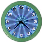 Blue Reflection Color Wall Clock