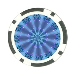 Blue Reflection Poker Chip Card Guard from ArtsNow.com Front