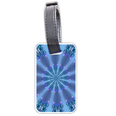 Blue Reflection Luggage Tag (one side) from ArtsNow.com Front