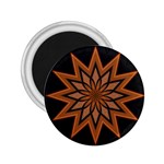 Leather Star 2.25  Magnet