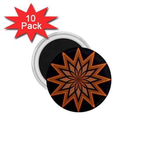 Leather Star 1.75  Magnet (10 pack)  from ArtsNow.com Front