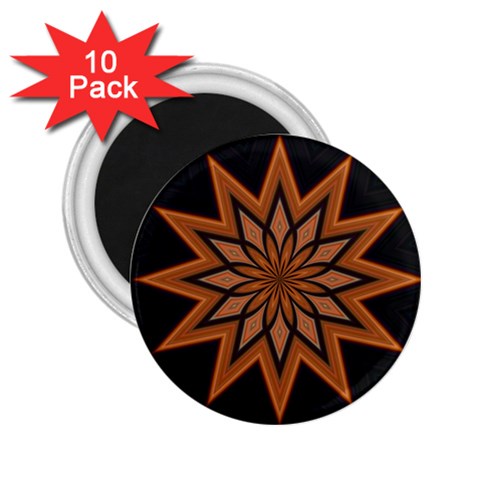 Leather Star 2.25  Magnet (10 pack) from ArtsNow.com Front