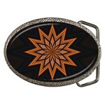 Leather Star Belt Buckle