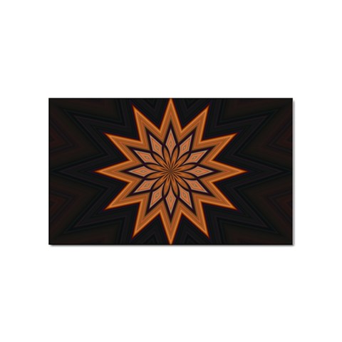 Leather Star Sticker Rectangular (10 pack) from ArtsNow.com Front