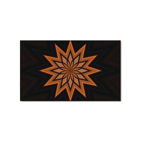 Leather Star Sticker Rectangular (100 pack) from ArtsNow.com Front