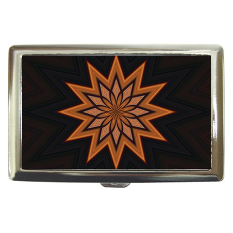 Leather Star Cigarette Money Case from ArtsNow.com Front