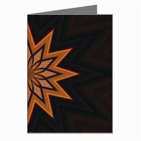 Leather Star Greeting Card from ArtsNow.com Left