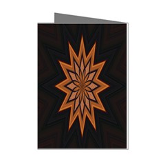 Leather Star Mini Greeting Cards (Pkg of 8) from ArtsNow.com Left