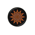 Leather Star Hat Clip Ball Marker