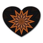 Leather Star Mousepad (Heart)