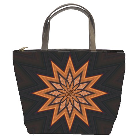 Leather Star Bucket Bag from ArtsNow.com Front