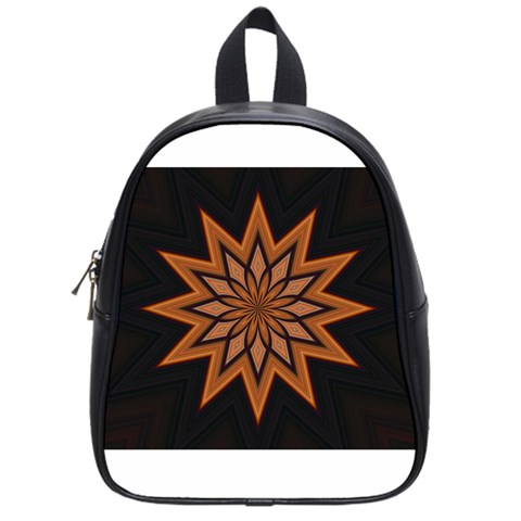 Leather Star School Bag (Small) from ArtsNow.com Front