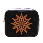 Leather Star Mini Toiletries Bag (One Side)